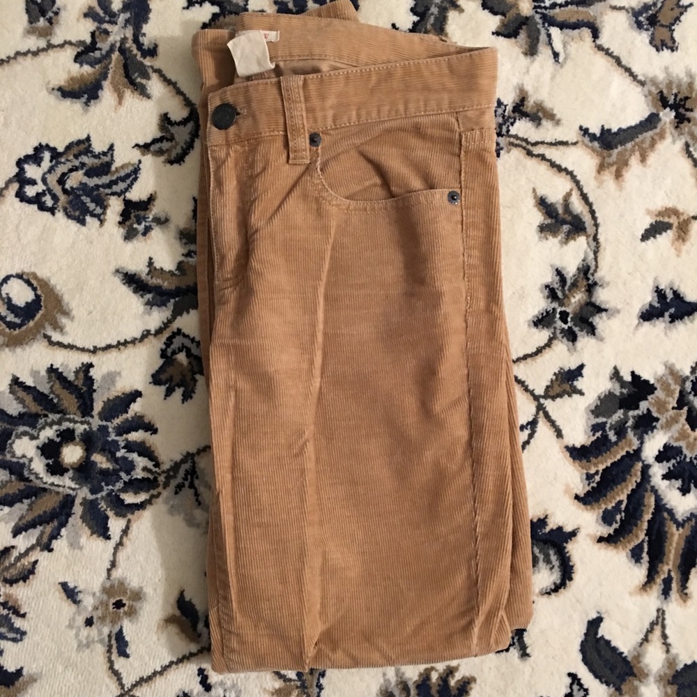 J Crew Toothpick Corduroy Pants